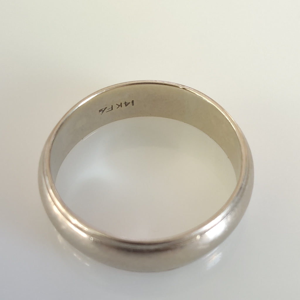 ARGOLLA ORO BLANCO 10 K 5.3 GRMS (SEMINUEVO)
