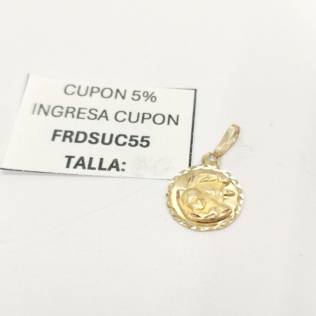 MEDALLA RELIGIOSA ORO 10 K 0,80 GRMS (SEMINUEVO)