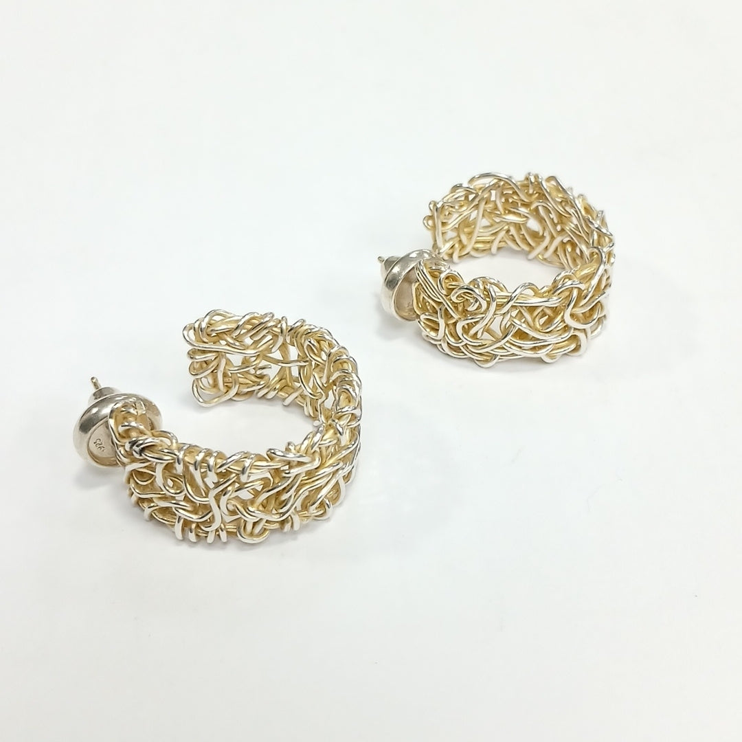 ARRACADAS PAR PLATA 19,20 GRMS (SEMINUEVO)