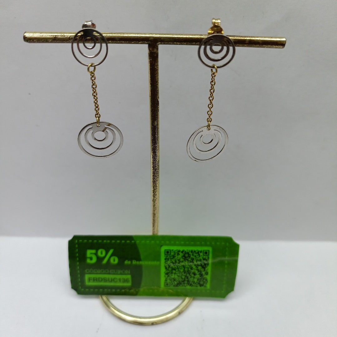 BROQUELES PAR ORO 14 K 2.1 GRMS (SEMINUEVO)