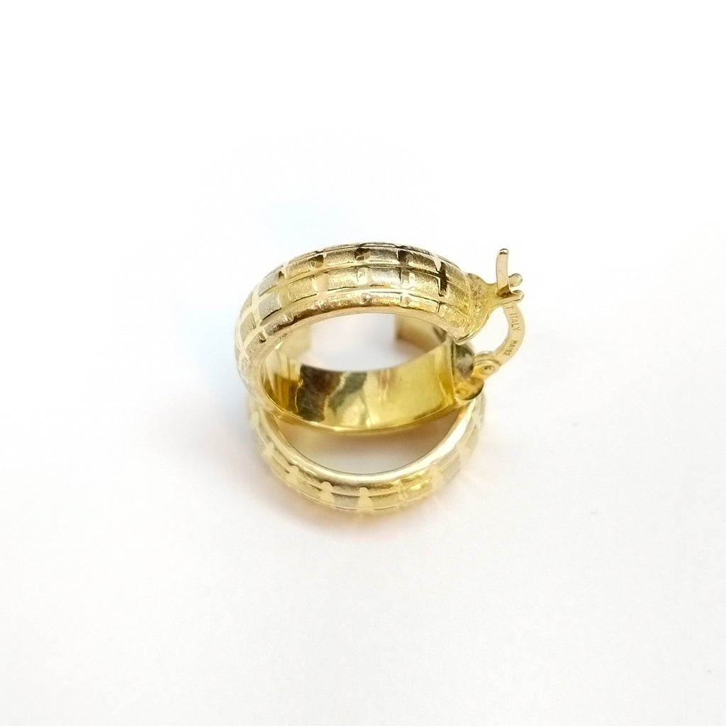 ARRACADAS PAR ORO 14 K 2.8 GRMS (SEMINUEVO)