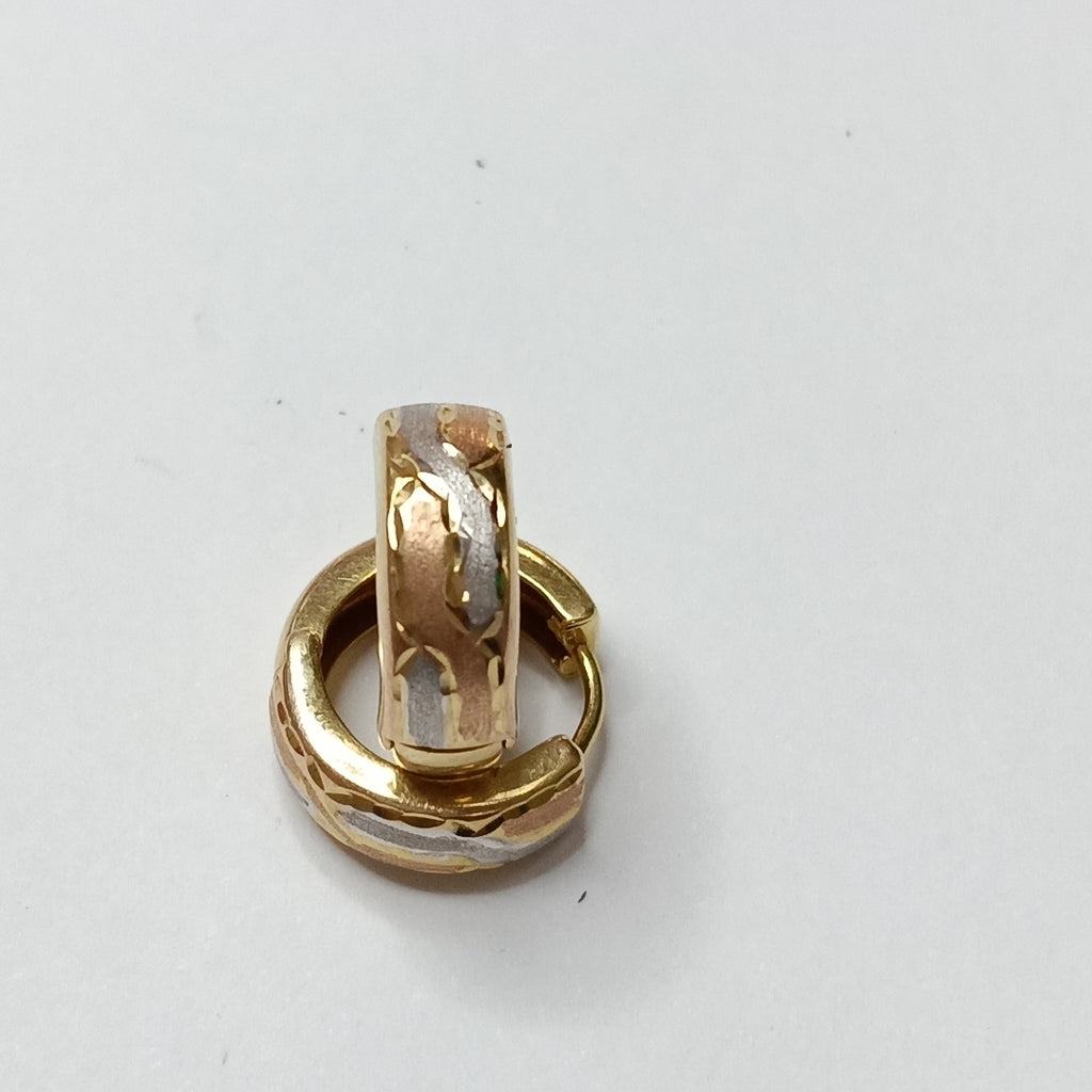 ARRACADAS PAR ORO 14 K 2 GRMS (SEMINUEVO)