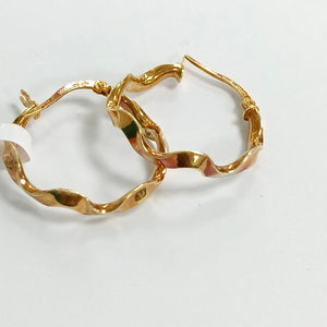 ARRACADAS PAR ORO 14 K 1.5 GRMS (SEMINUEVO)