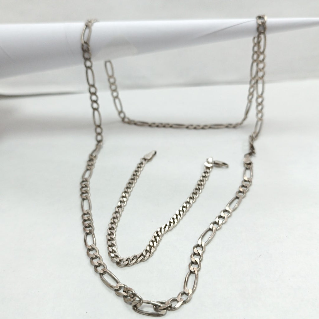 CADENA,PULSERA PLATA 20,90 GRMS (SEMINUEVO)