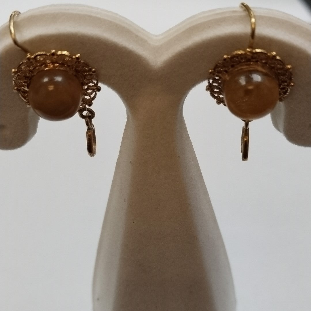 ARETES PAR ORO 14 K 3.4 GRMS (SEMINUEVO)