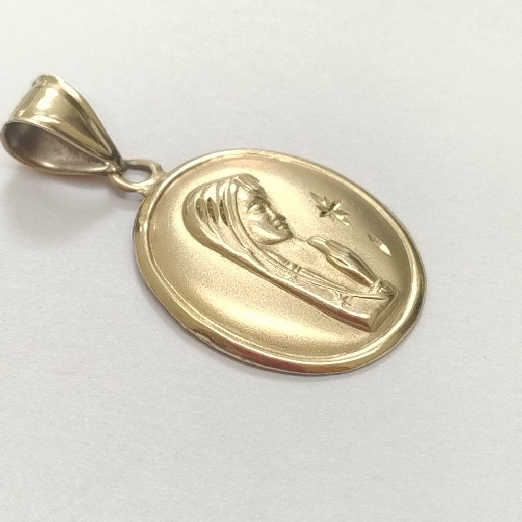 MEDALLA RELIGIOSA ORO 14 K 2,60 GRMS (SEMINUEVO)