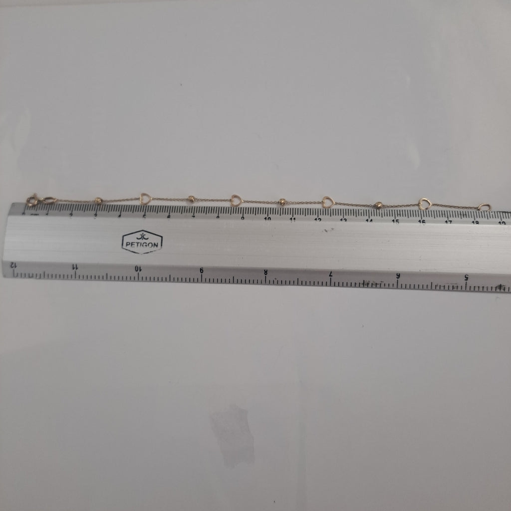 CADENA, PULSERA ORO 14 K 1.2 GRMS (SEMINUEVO)