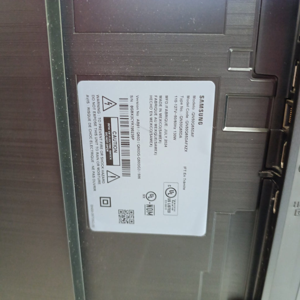 PANTALLA SAMSUNG QN50Q65DAF (2024) 50" QLED 4K (SEMINUEVO)