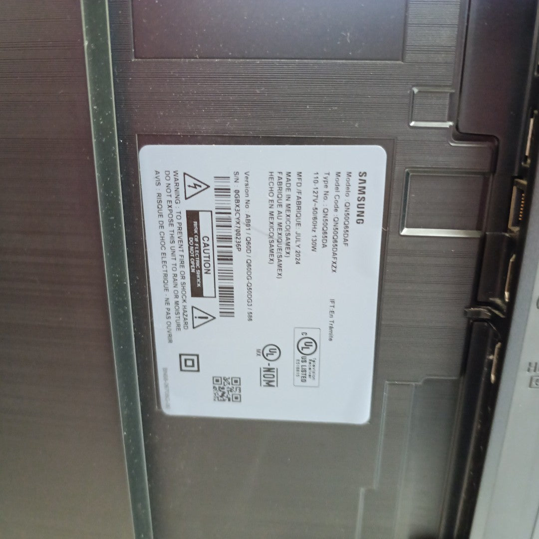 PANTALLA SAMSUNG QN50Q65DAF (2024) 50" QLED 4K (SEMINUEVO)