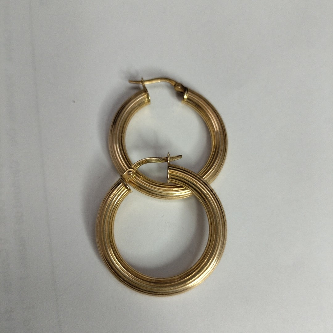 ARRACADAS PAR ORO 14 K 3 GRMS (SEMINUEVO)