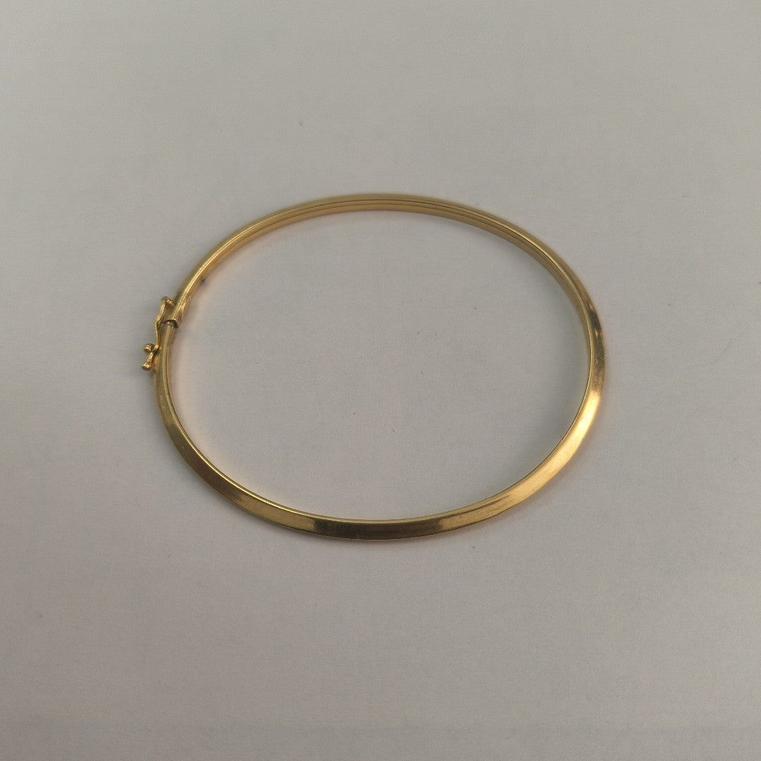 PULSERA RIGIDA ORO 14 K 3.4 GRMS (SEMINUEVO)
