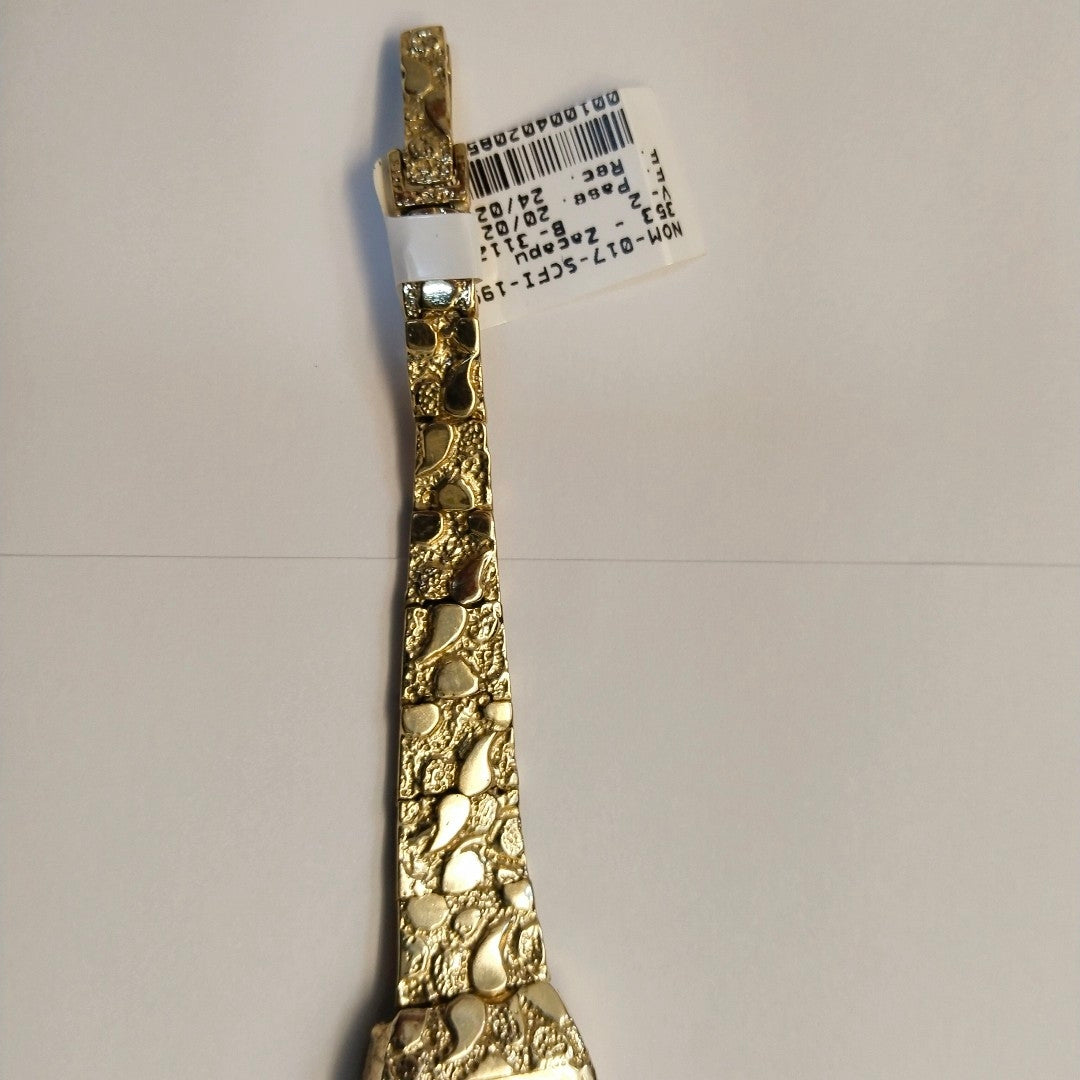 RELOJ CAJA ACERO PULSO ORO ORO 8 K 16.6 GRMS (SEMINUEVO)