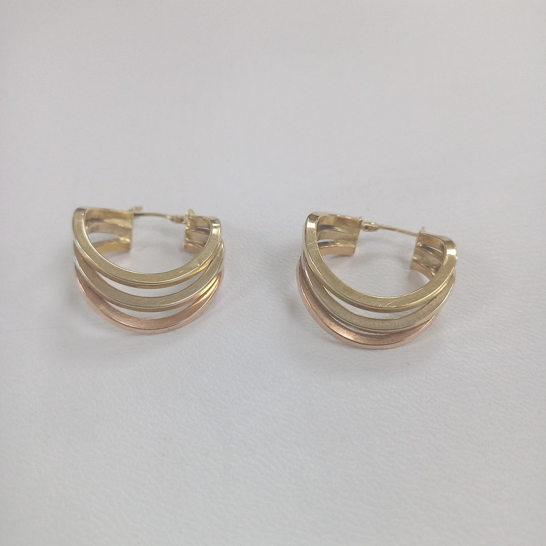 ARRACADAS PAR ORO 14 K 4,80 GRMS (SEMINUEVO)
