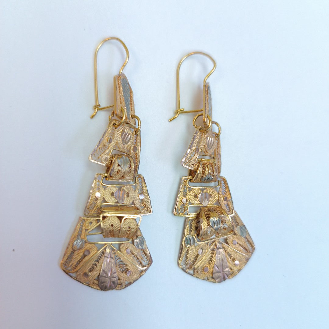 ARETES PAR ORO 8 K 12,90 GRMS (SEMINUEVO)