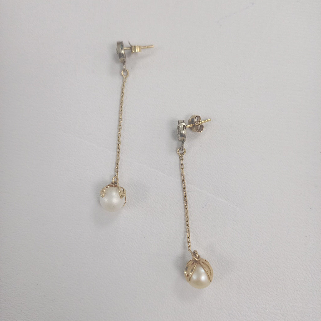 BROQUELES PAR ORO 14 K 4 GRMS (SEMINUEVO)