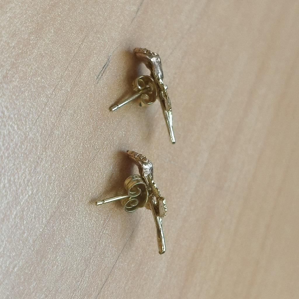 ARETES PAR ORO 14 K 2.1 GRMS (SEMINUEVO)