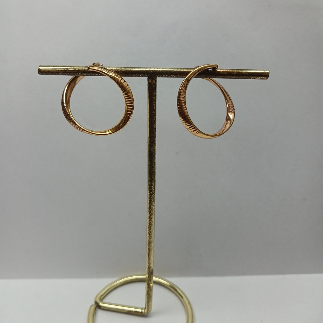ARRACADAS PAR ORO 14 K 2,20 GRMS (SEMINUEVO)