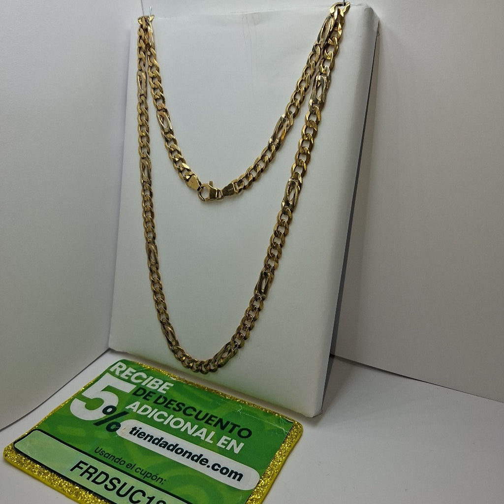 CADENA ORO COMBINADO 14 K 33,80 GRMS (SEMINUEVO)