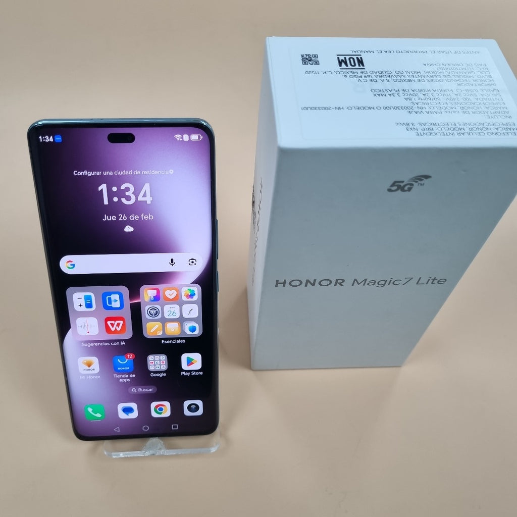 CELULAR HONOR MAGIC 7 LITE BRP-NX3 (2025) 512 GB 8 GB RAM (SEMINUEVO)
