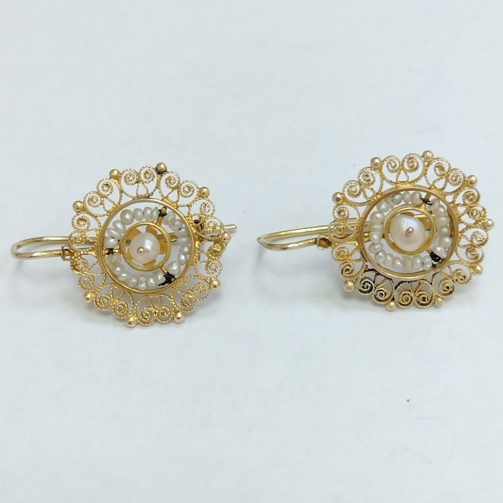 ARETES PAR ORO 10 K 5,80 GRMS (SEMINUEVO)