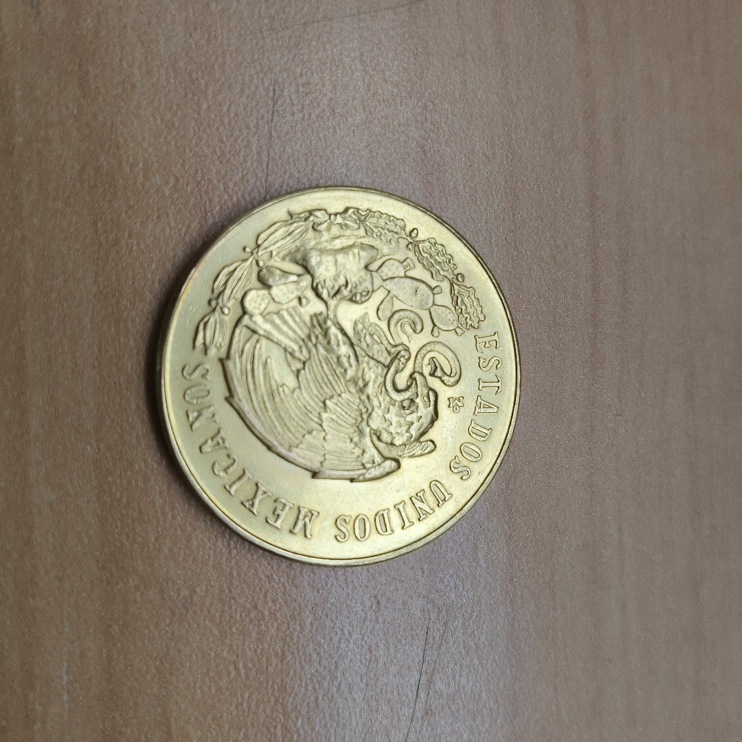 MEDALLA CONMEMORATIVA ORO 21 K 41.4 GRMS (SEMINUEVO)