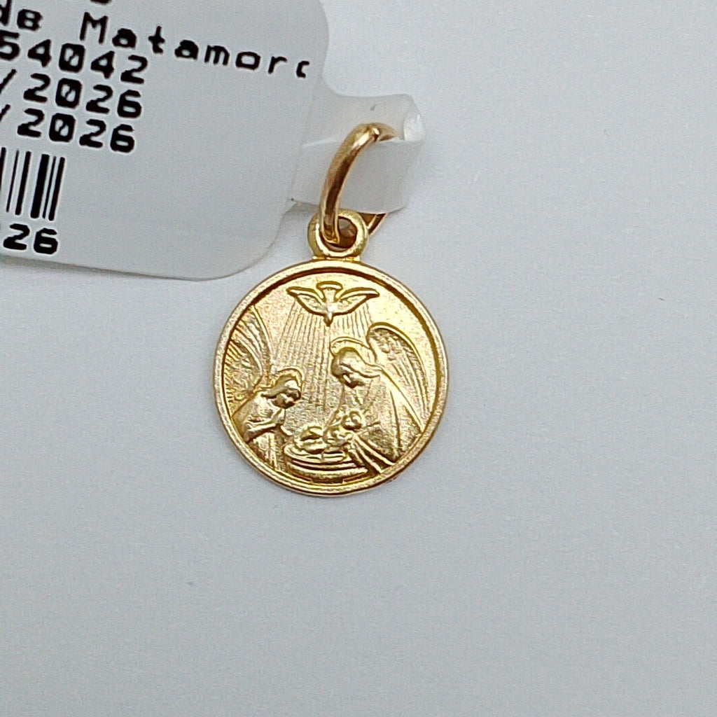 MEDALLA RELIGIOSA ORO 10 K 0,80 GRMS (SEMINUEVO)