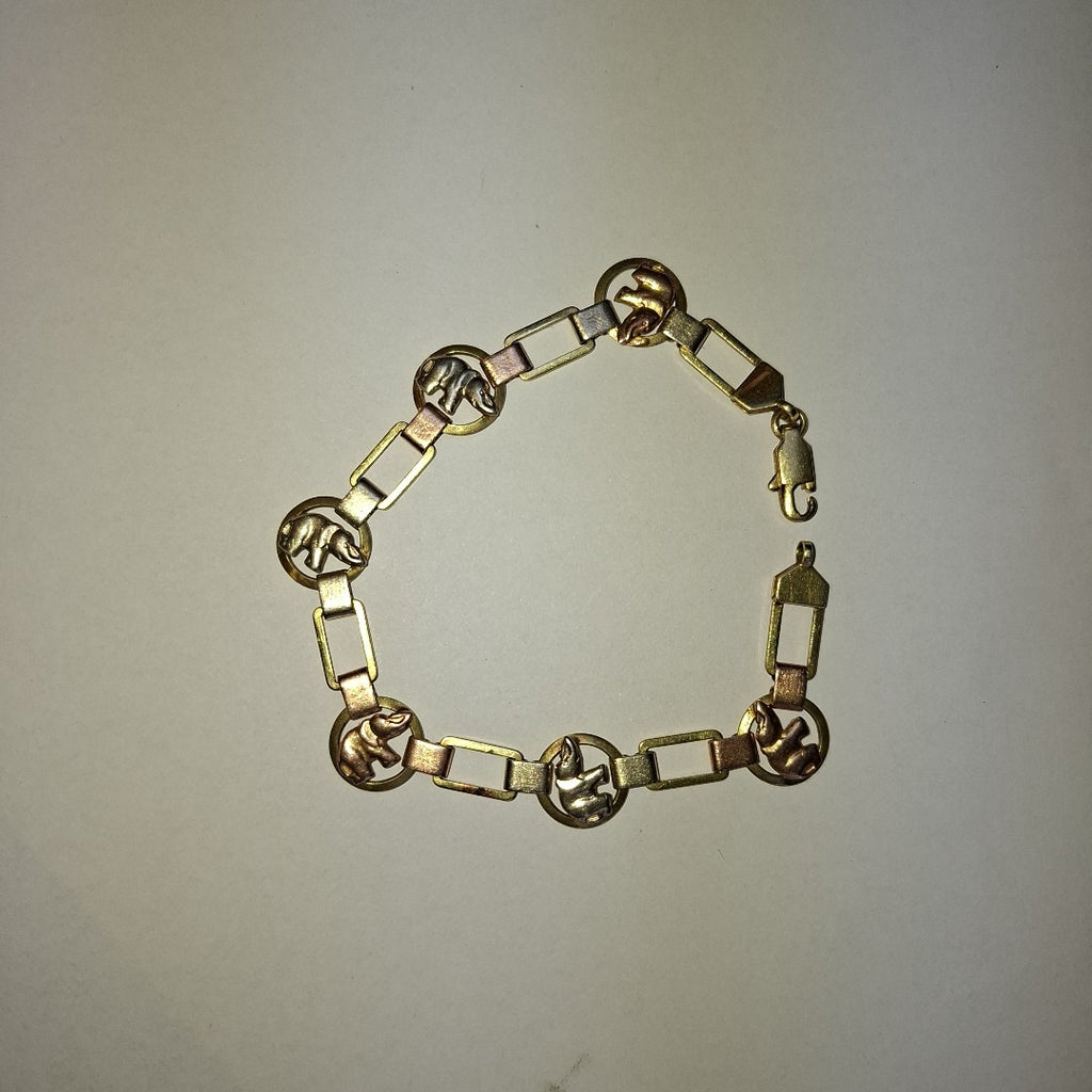 PULSERA ORO COMBINADO 10 K 4,20 GRMS (SEMINUEVO)