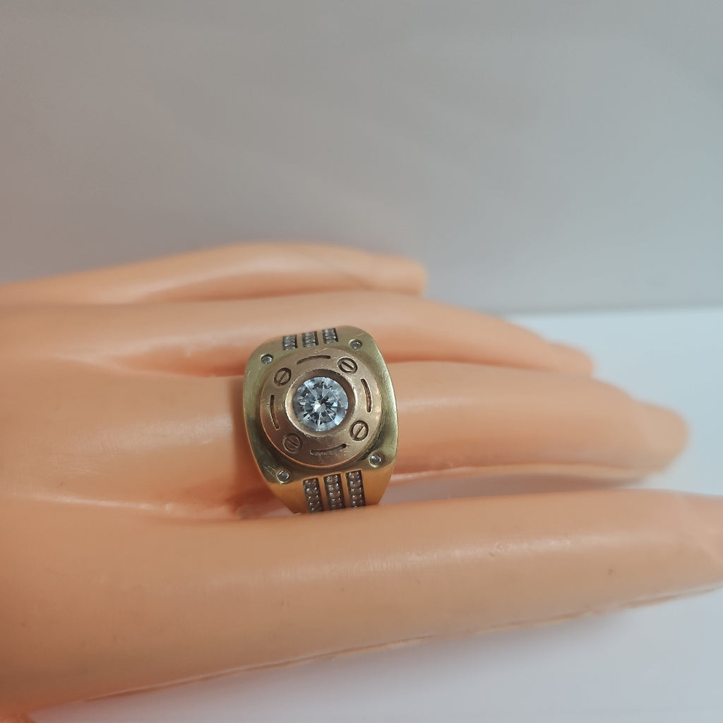 ANILLO ORO 10 K 9.2 GRMS (SEMINUEVO)