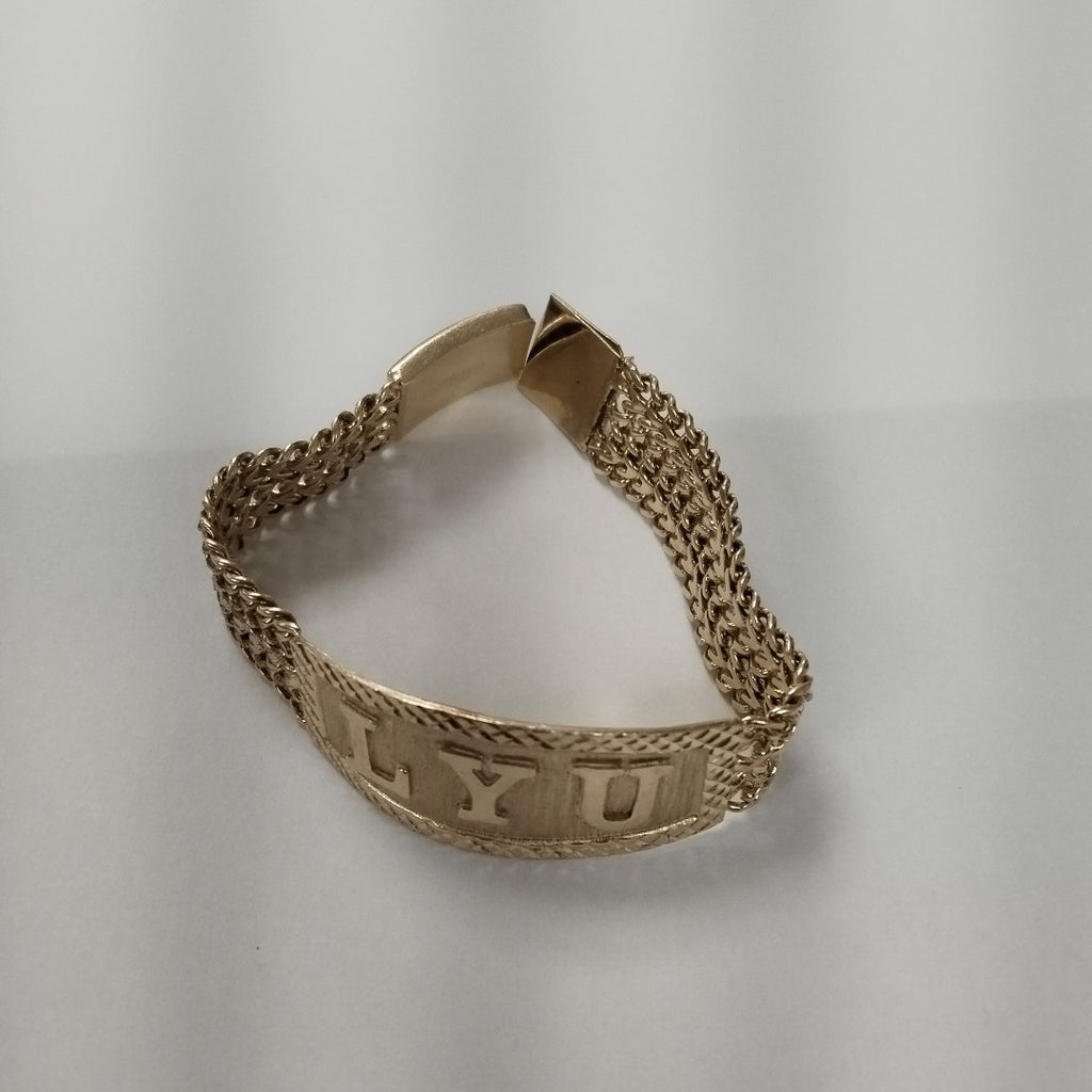 BRAZALETE ORO 10 K 33.1 GRMS (SEMINUEVO)