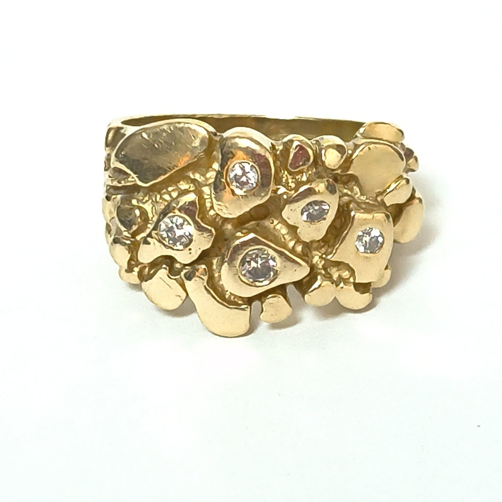 ANILLO ORO 14 K 13.6 GRMS (SEMINUEVO)
