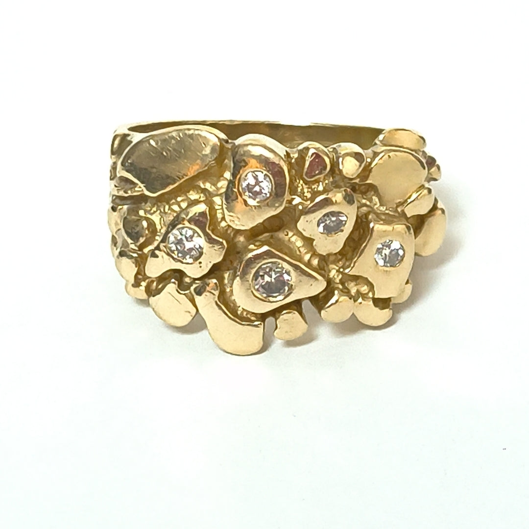 ANILLO ORO 14 K 13.6 GRMS (SEMINUEVO)