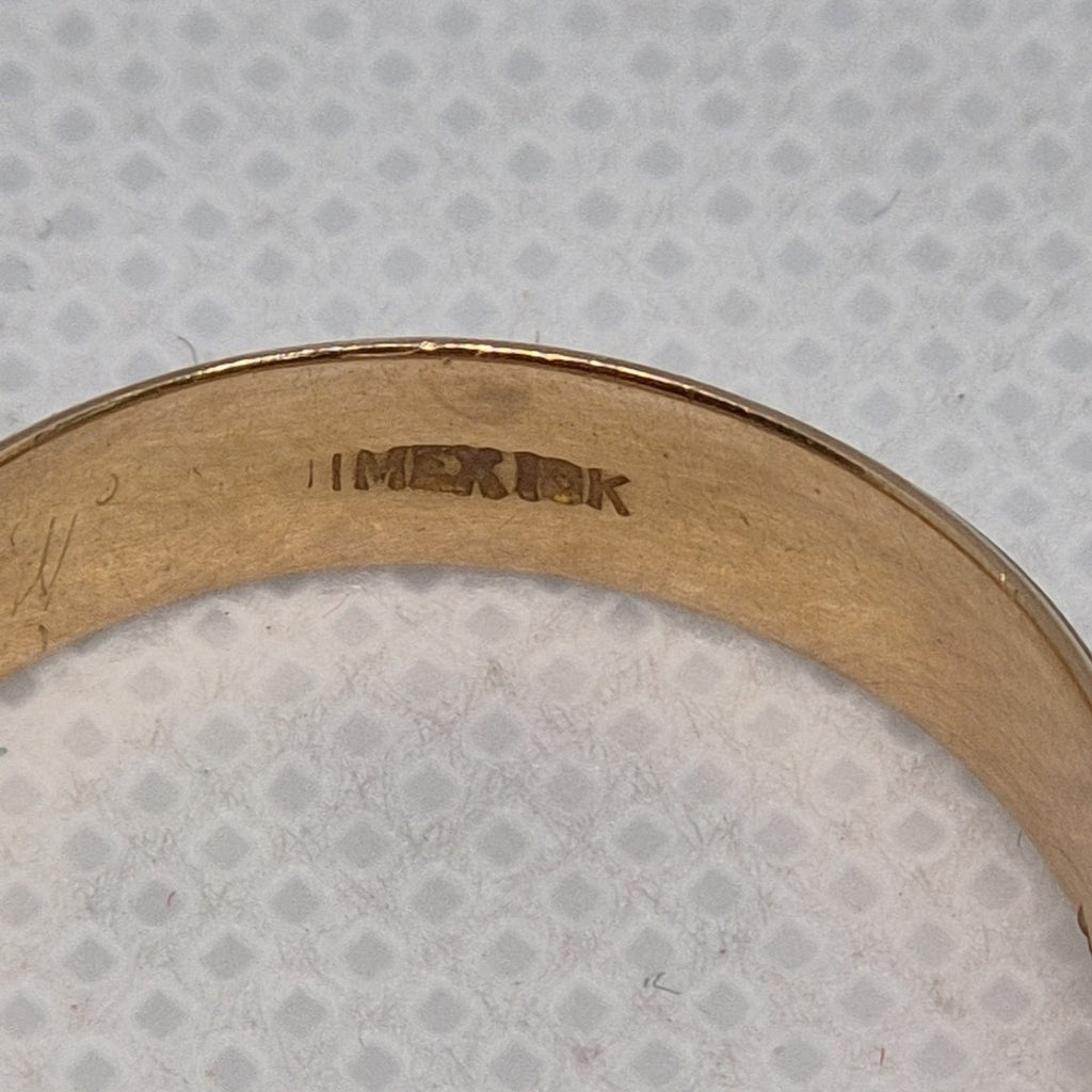 ARGOLLA ORO COMBINADO 18 K 4,10 GRMS (SEMINUEVO)
