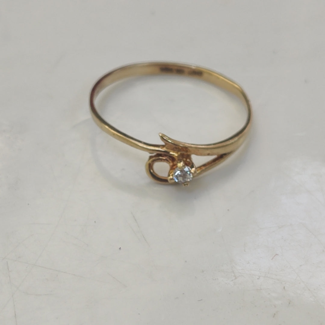 ANILLO ORO 10 K 0,70 GRMS (SEMINUEVO)