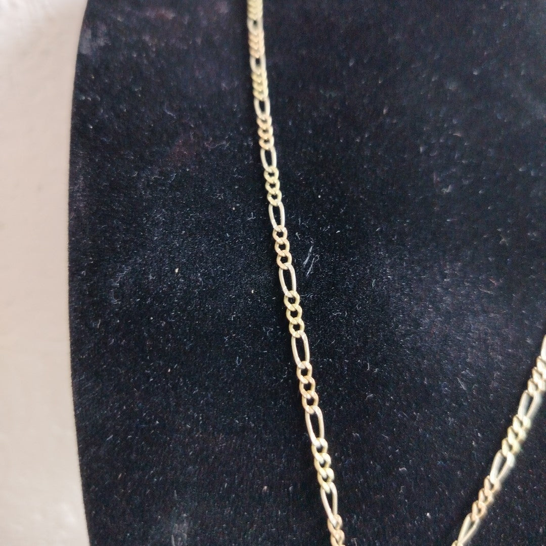 CADENA,MEDALLA RELIGIOSA ORO COMBINADO 14 K 6,60 GRMS (SEMINUEVO)
