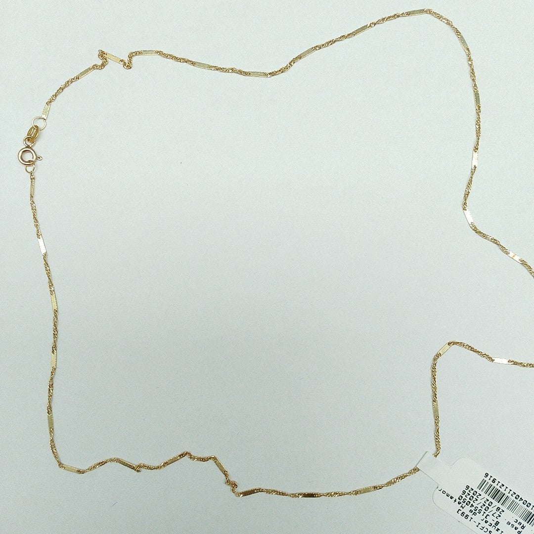CADENA ORO 14 K 2,20 GRMS (SEMINUEVO)
