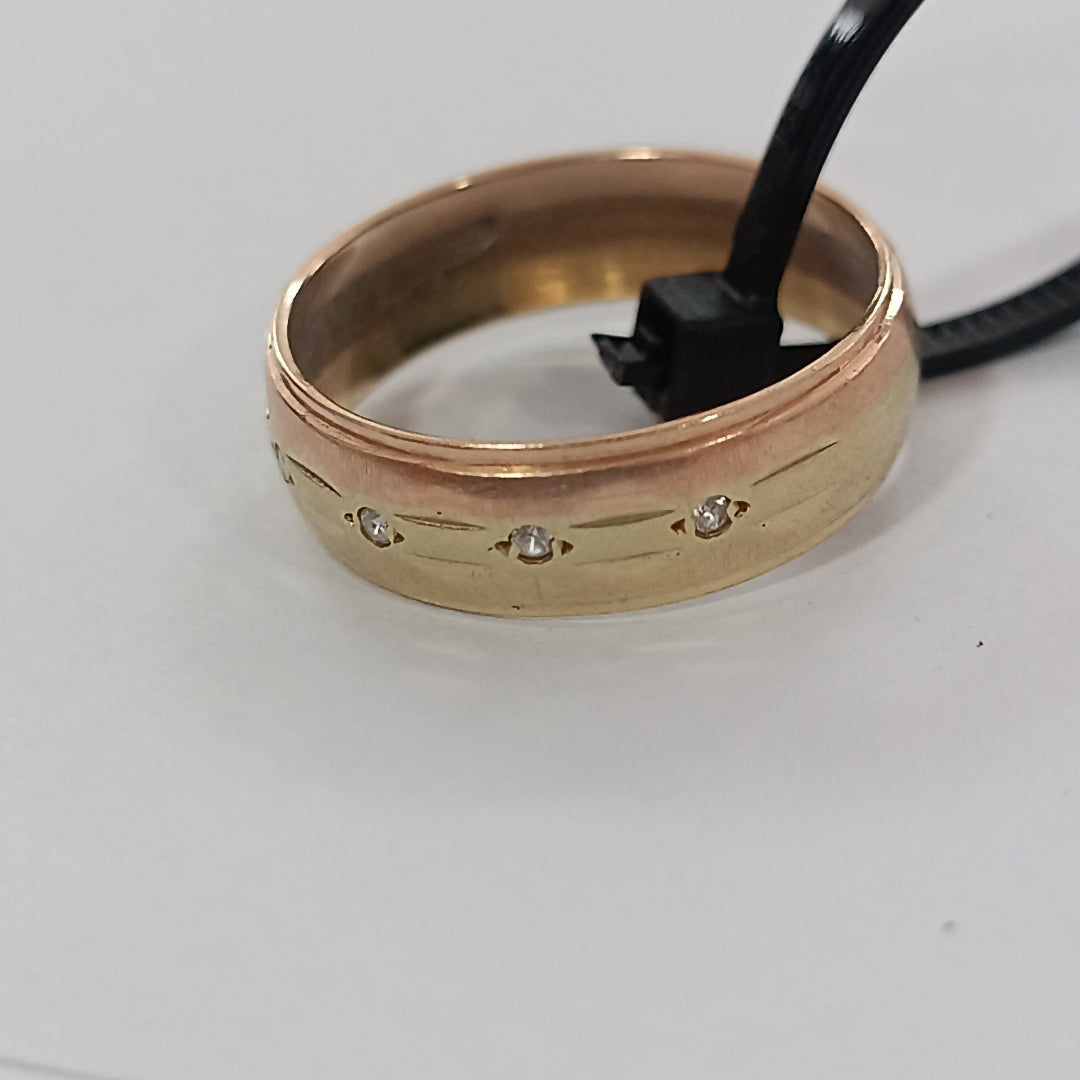 ARGOLLA ORO COMBINADO 14 K 3 GRMS (SEMINUEVO)