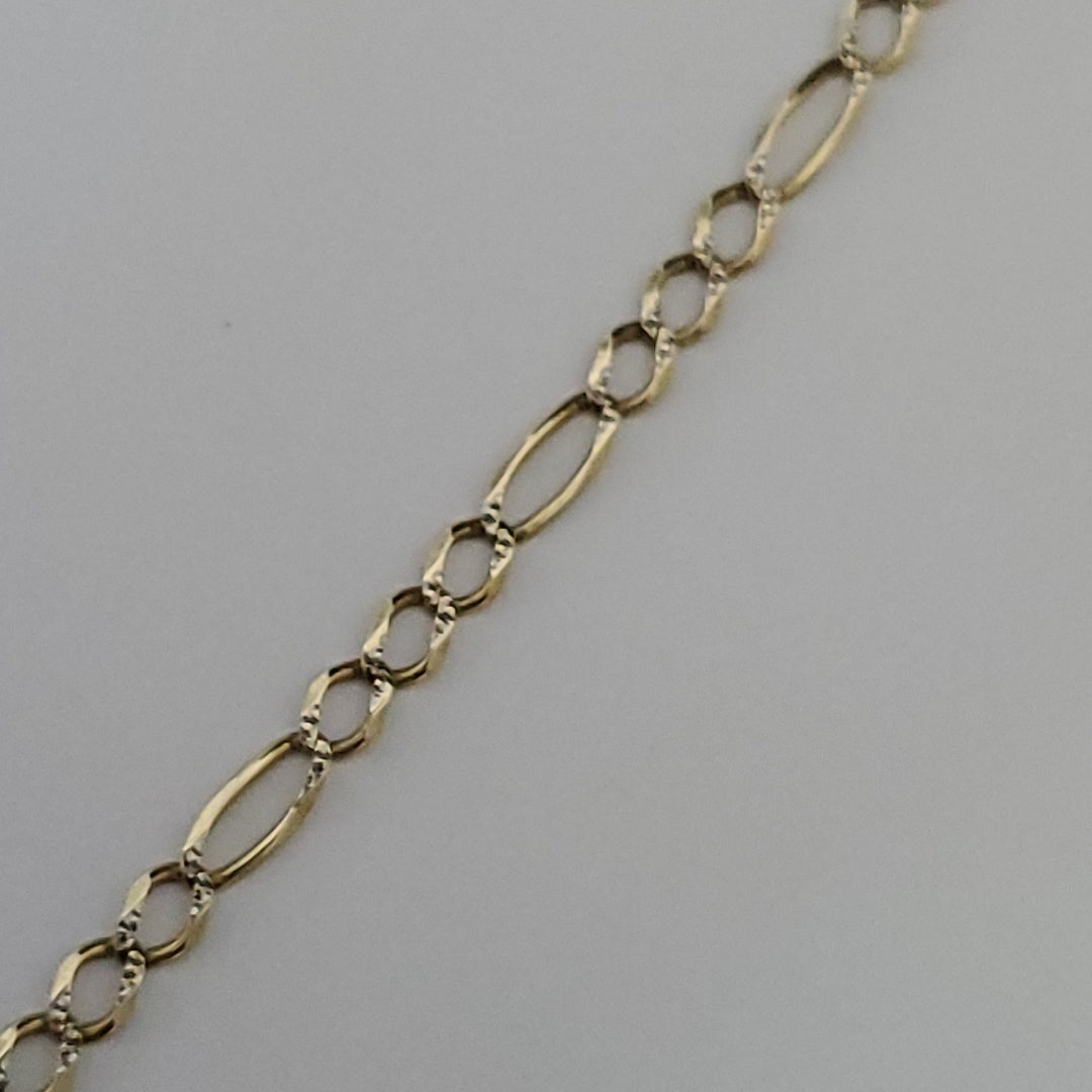 CADENA ORO, RODIADO 14 K 3.3 GRMS (SEMINUEVO)