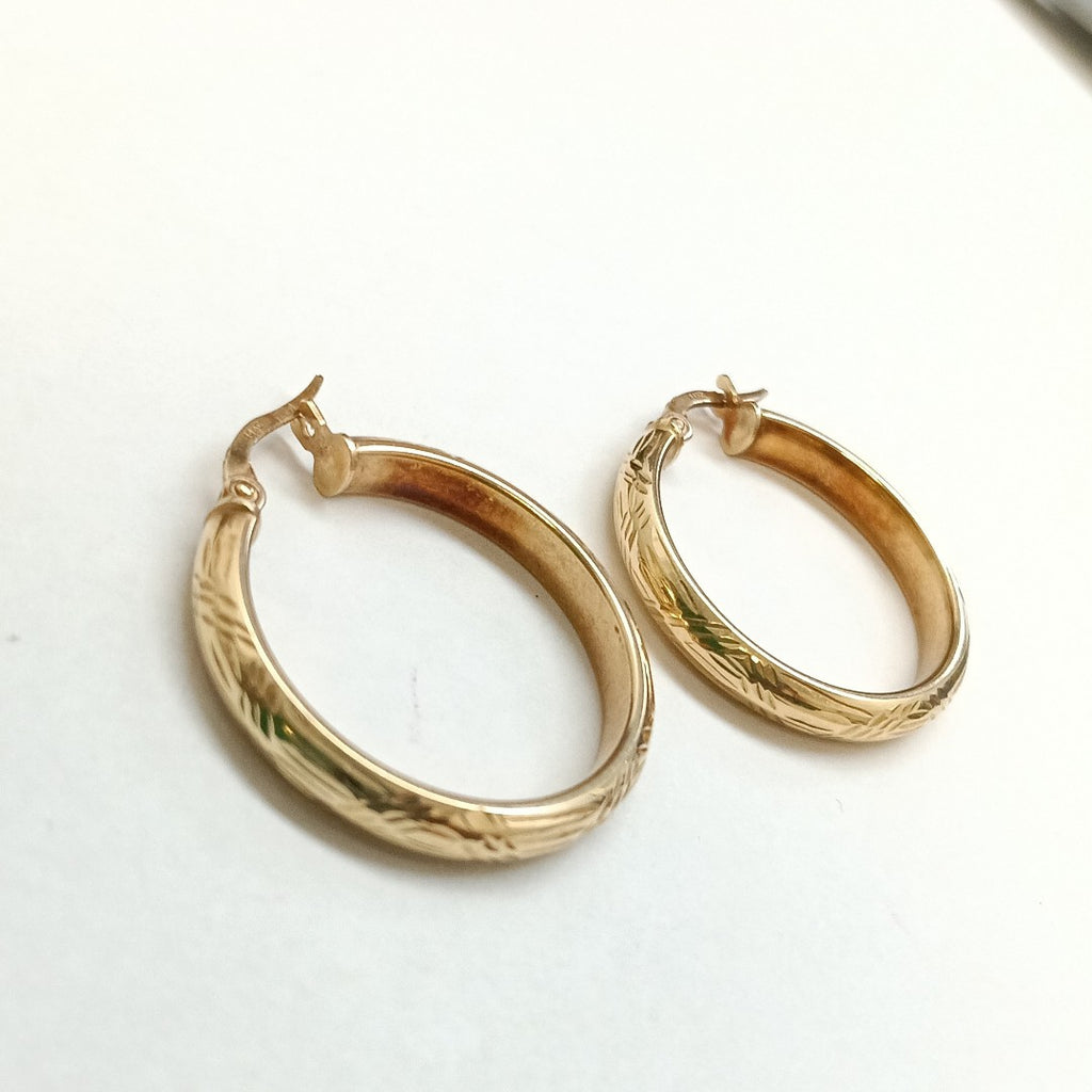 ARRACADAS PAR ORO 14 K 2.5 GRMS (SEMINUEVO)