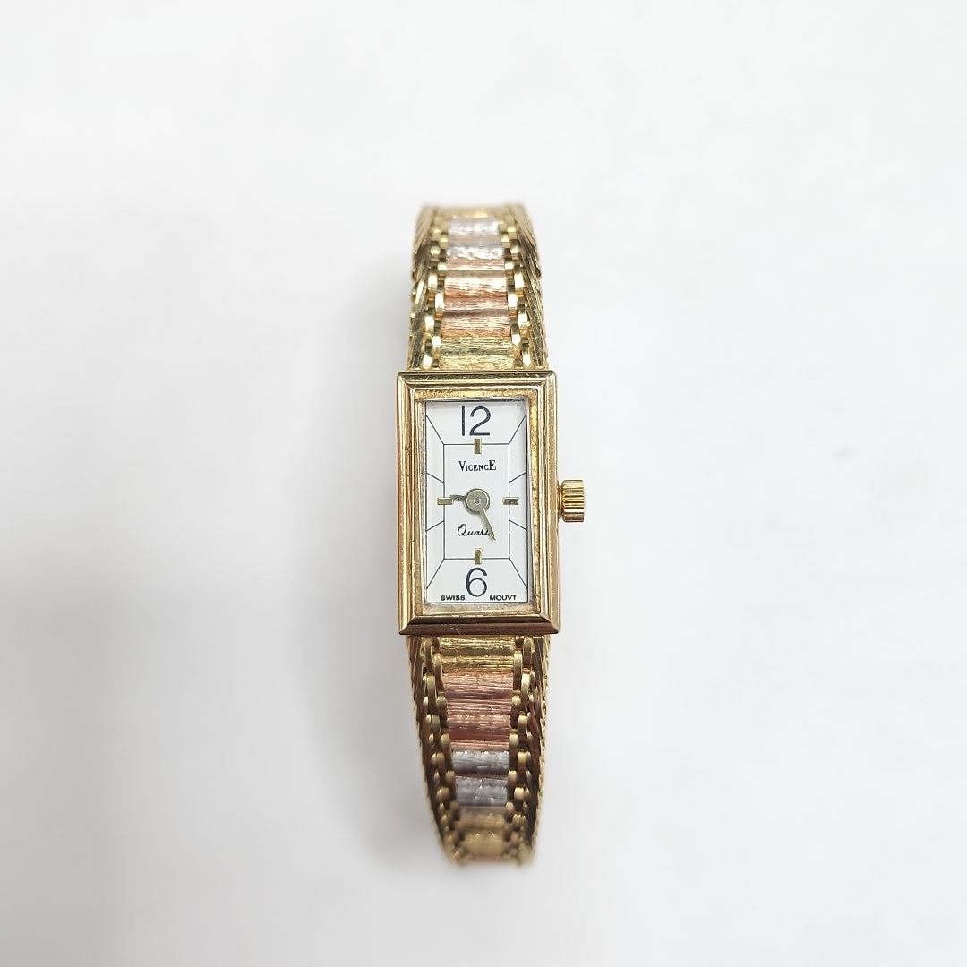 RELOJ CAJA Y PULSO ORO ORO 14 K 17.2 GRMS (SEMINUEVO)