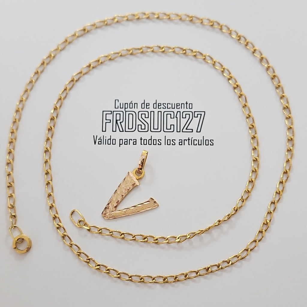 CADENA,DIJE ORO 10 K 5,90 GRMS (SEMINUEVO)