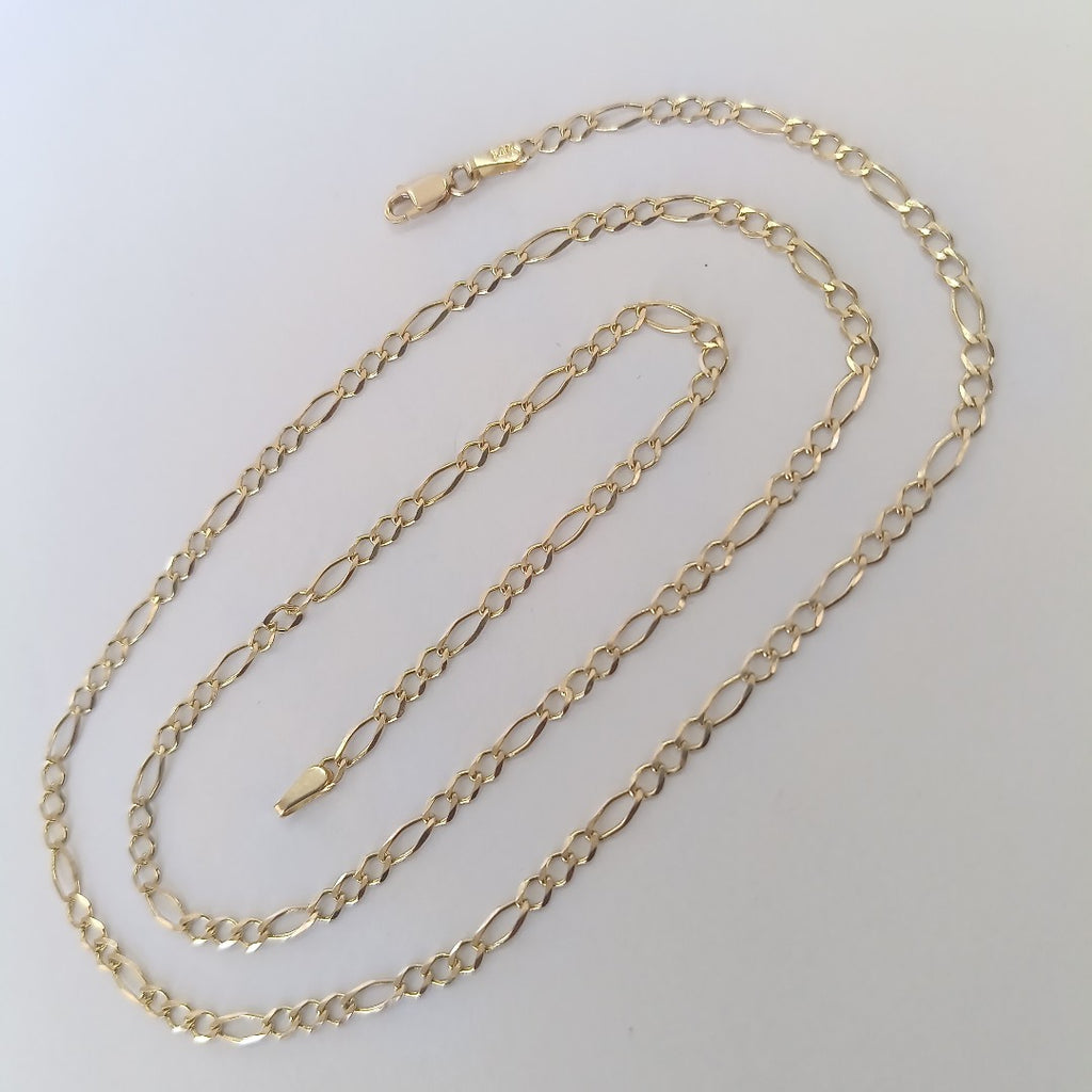 CADENA 3 X 1 5.11GR 55 CM 14K (NUEVO)