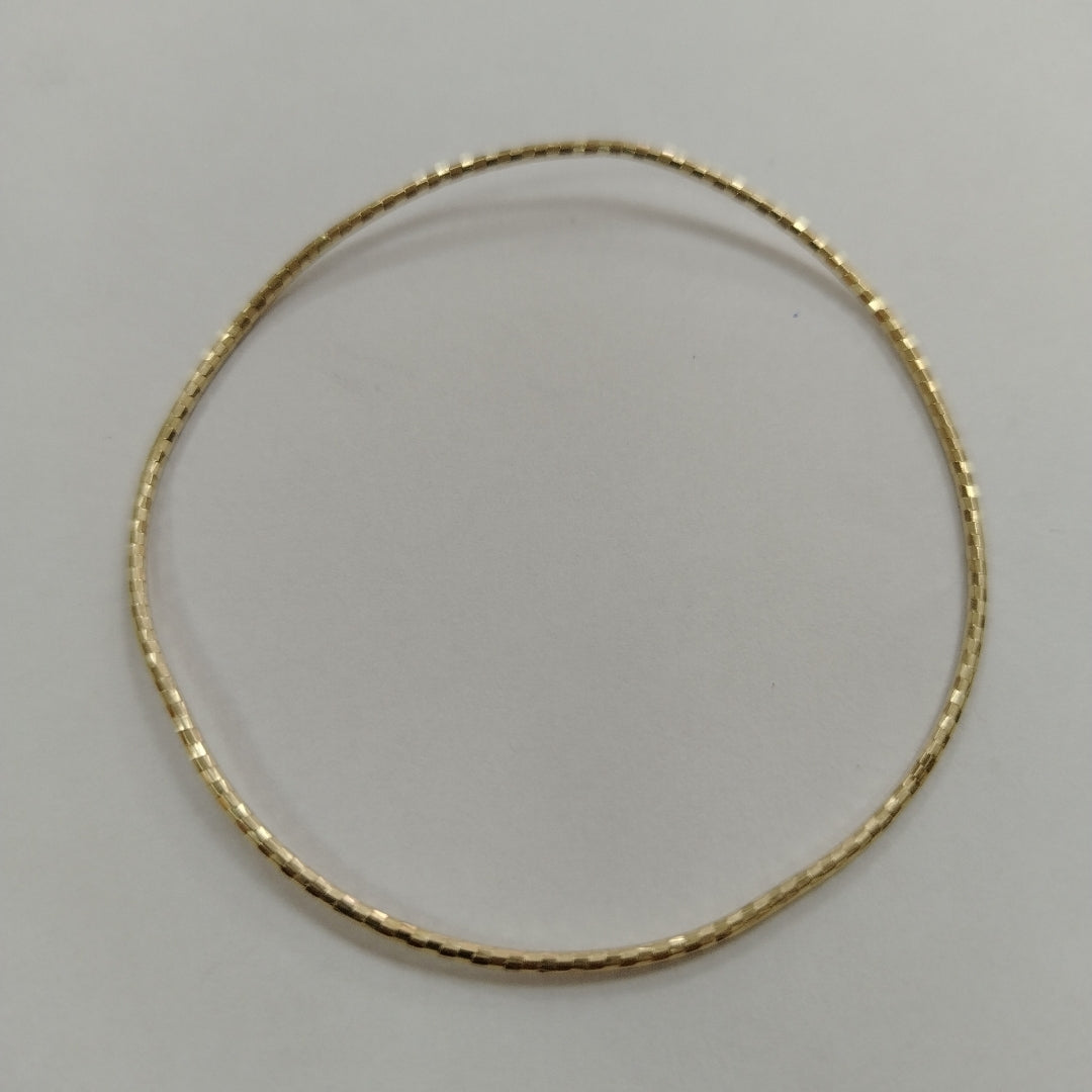 PULSERA RIGIDA ORO 14 K 2.2 GRMS (SEMINUEVO)