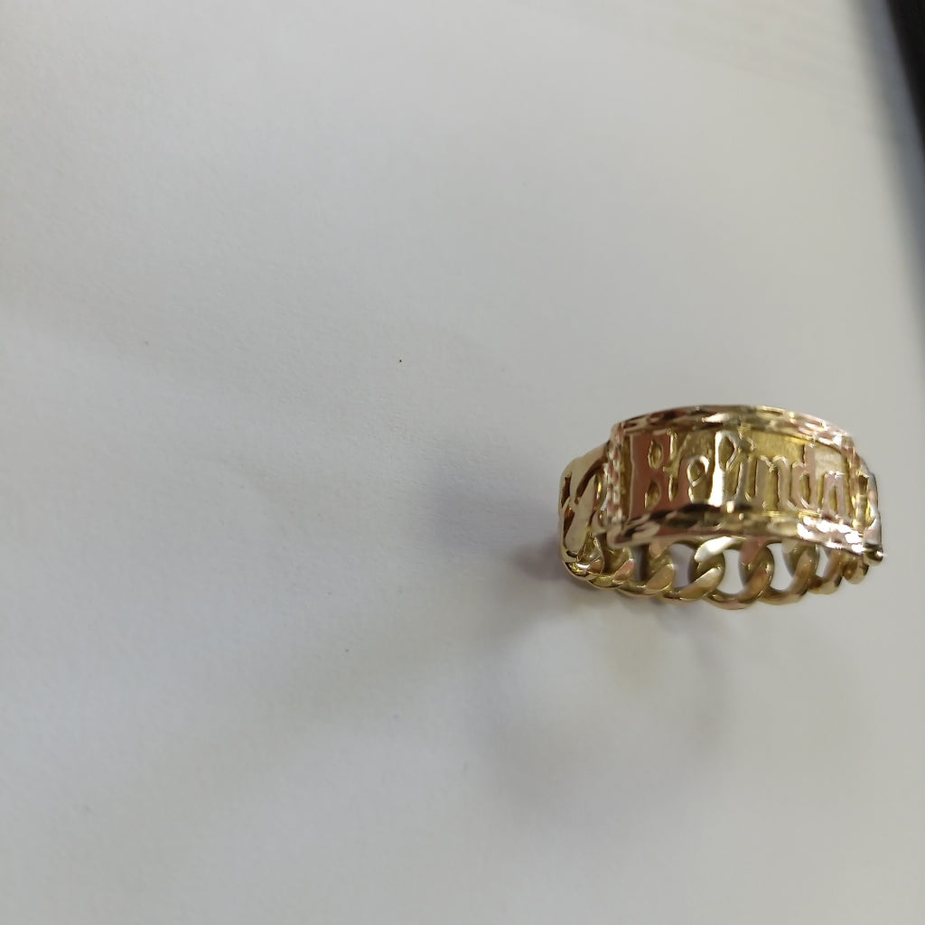 ANILLO ORO 10 K 3.9 GRMS (SEMINUEVO)