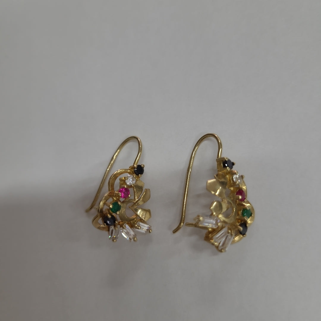 ARETES PAR ORO 14 K 3,20 GRMS (SEMINUEVO)