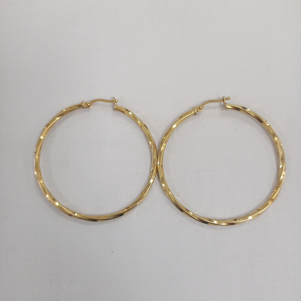 ARRACADAS PAR ORO 14 K 3.5 GRMS (SEMINUEVO)