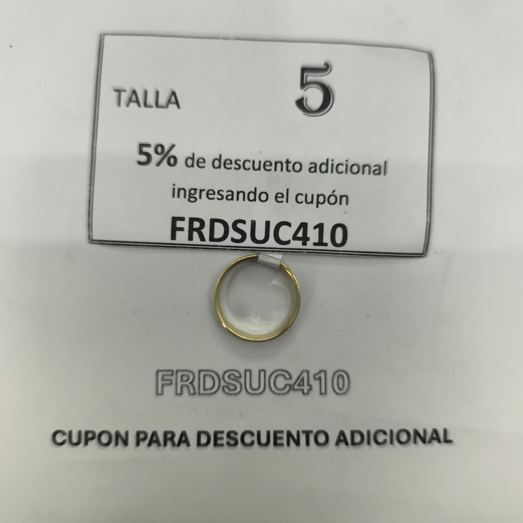 ARGOLLA ORO 10 K 1,60 GRMS (SEMINUEVO)