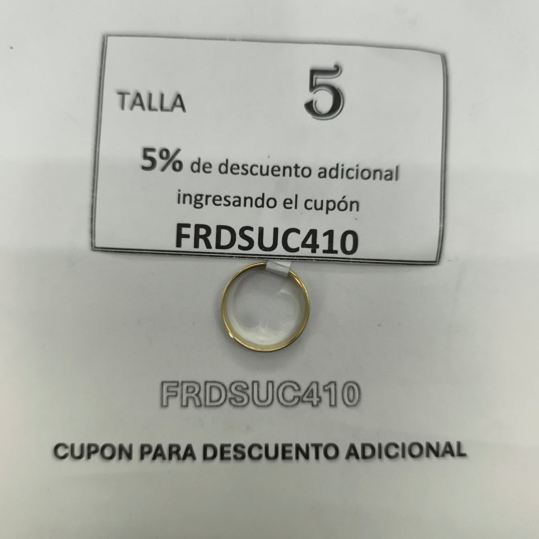 ARGOLLA ORO 10 K 1,60 GRMS (SEMINUEVO)