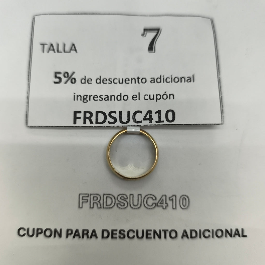 ARGOLLA ORO 18 K 5,10 GRMS (SEMINUEVO)
