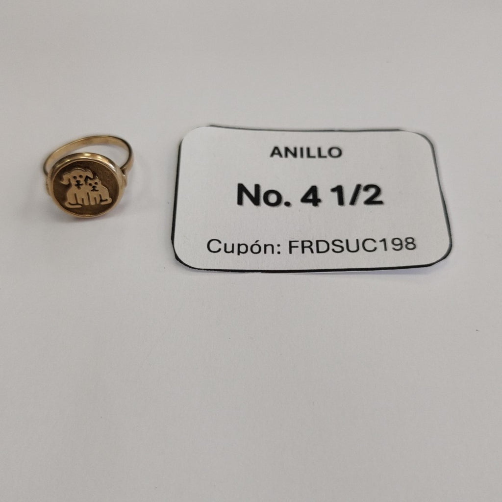 ANILLO ORO 14 K 3,20 GRMS (SEMINUEVO)
