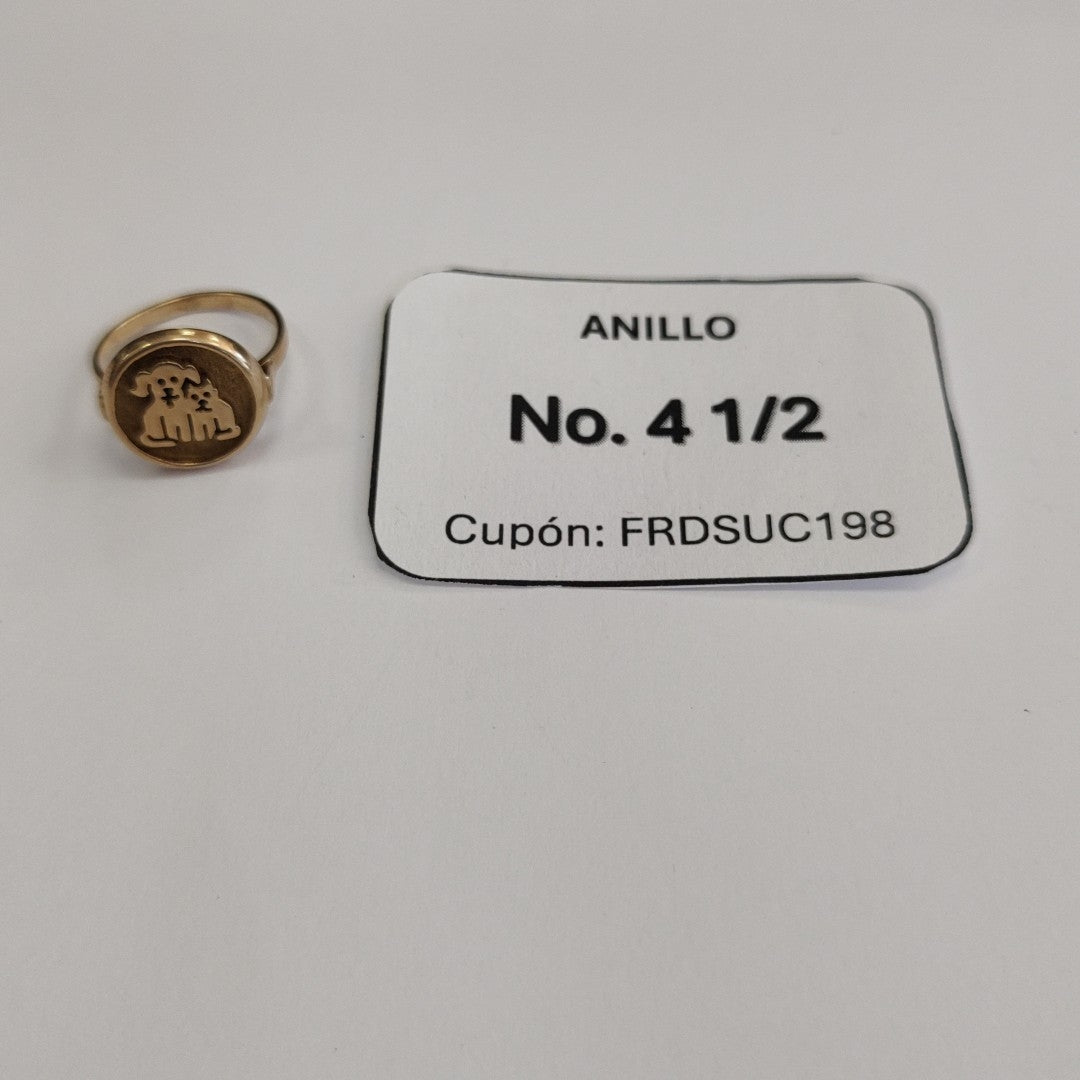 ANILLO ORO 14 K 3,20 GRMS (SEMINUEVO)